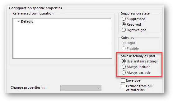 To access component properties, right click on a part in the feature manager design tree, and select component properties